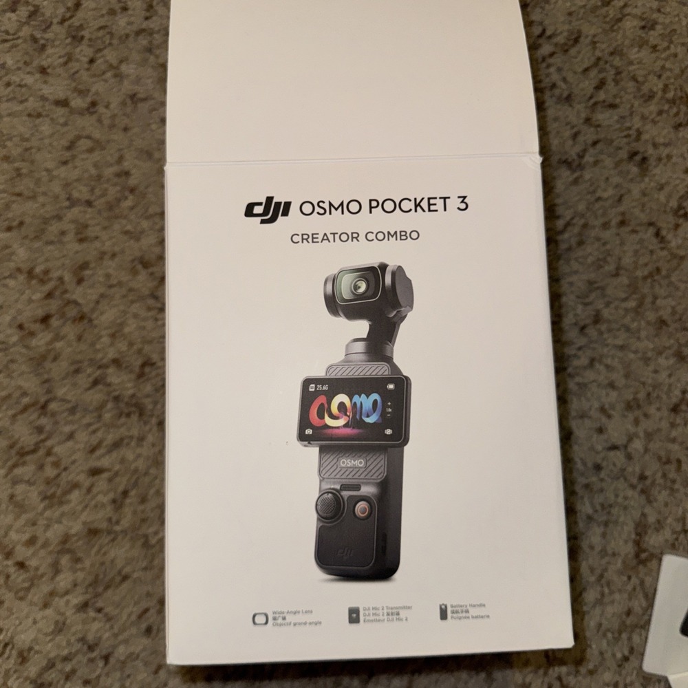 DJI Osmo Pocket 3 Empty Box ONLY Genuine Creator Combo Packaging Case & Insert